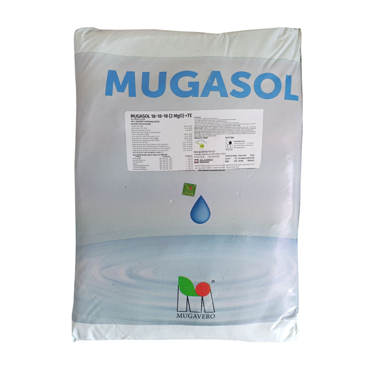 Mugasol 18-18-18 (2Mgo)+TE 25 Kg